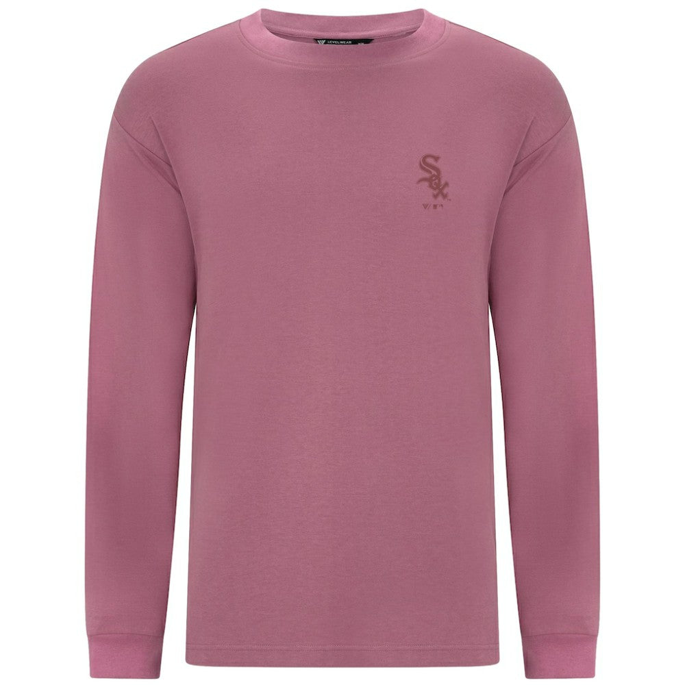 Chicago White Sox Levelwear Bridal Rose Luxe Signature Long Sleeve T-Shirt Discount