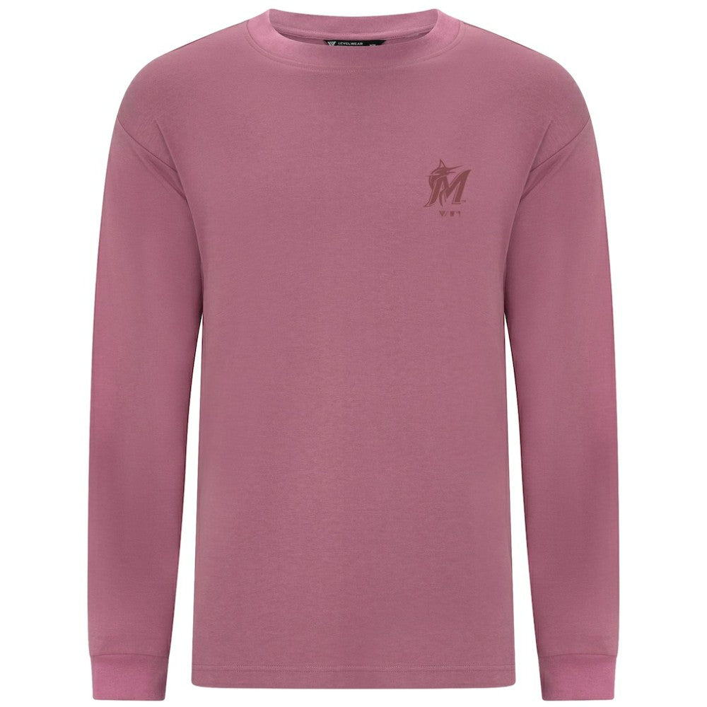 Miami Marlins Levelwear Bridal Rose Luxe Signature Long Sleeve T-Shirt Near Me