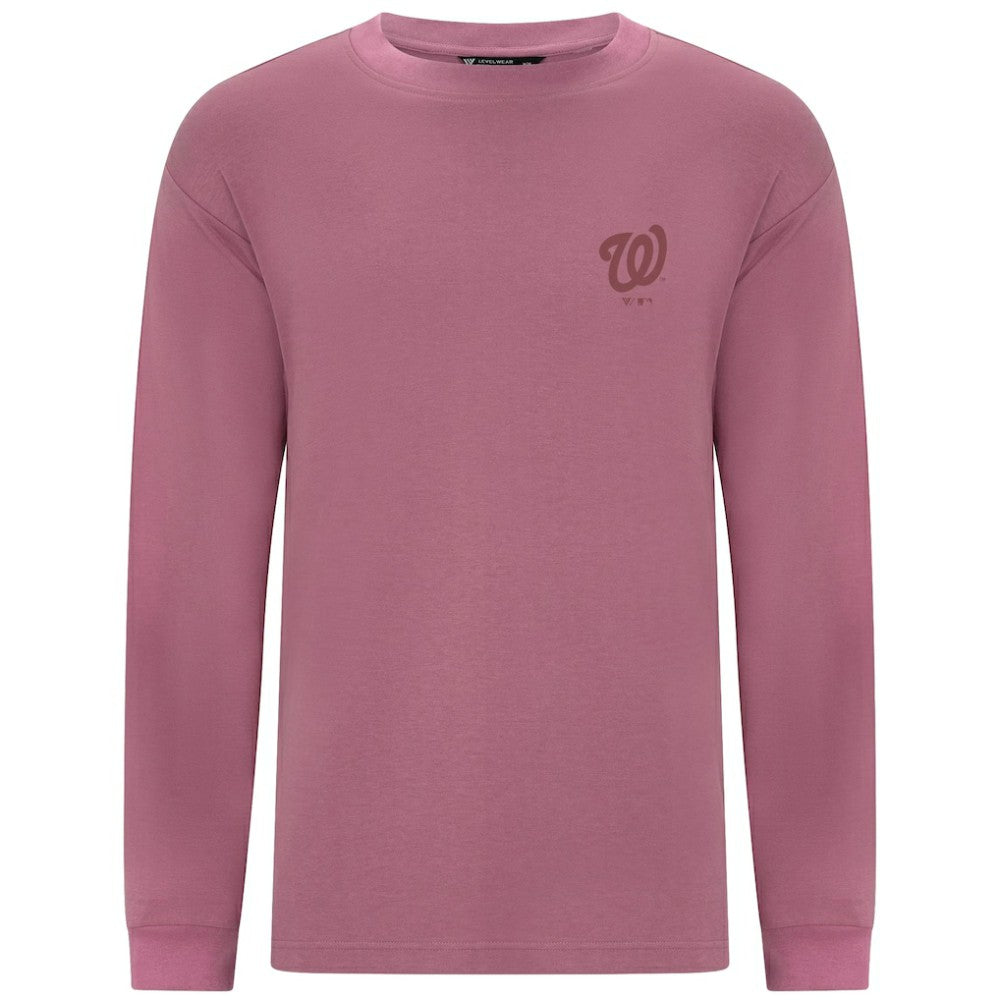 Washington Nationals Levelwear Bridal Rose Luxe Signature Long Sleeve T-Shirt Near Me