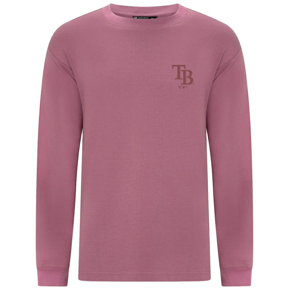 Tampa Bay Rays Levelwear Bridal Rose Luxe Signature Long Sleeve T-Shirt for sale