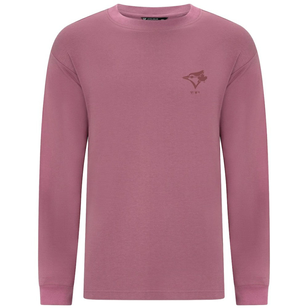 Toronto Blue Jays Levelwear Bridal Rose Luxe Signature Long Sleeve T-Shirt Sale