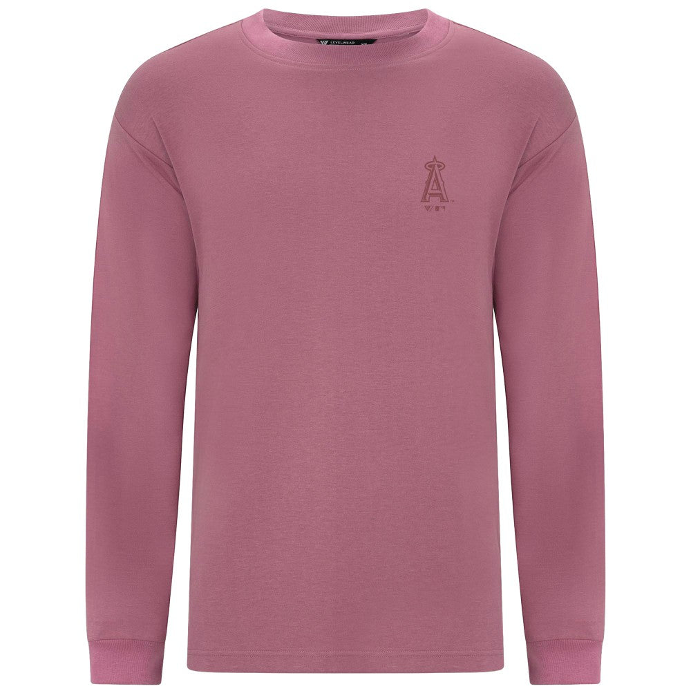Los Angeles Angels Levelwear Bridal Rose Luxe Signature Long Sleeve T-Shirt Near Me