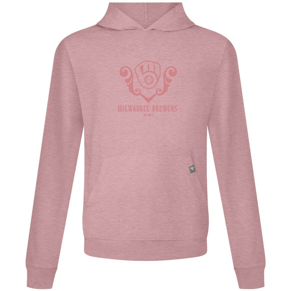 Milwaukee Brewers Levelwear Bridal Rose Relay Pullover Hoodie for sale