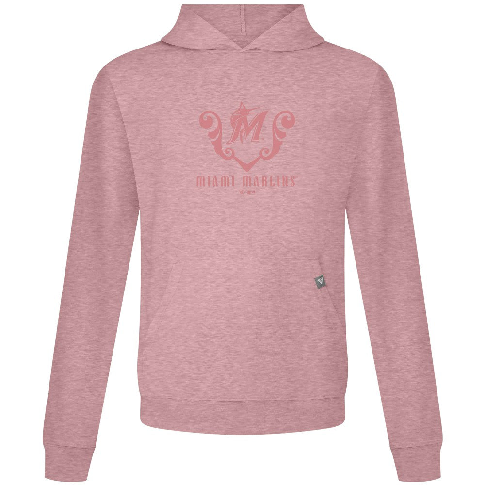 Miami Marlins Levelwear Bridal Rose Relay Pullover Hoodie Outlet