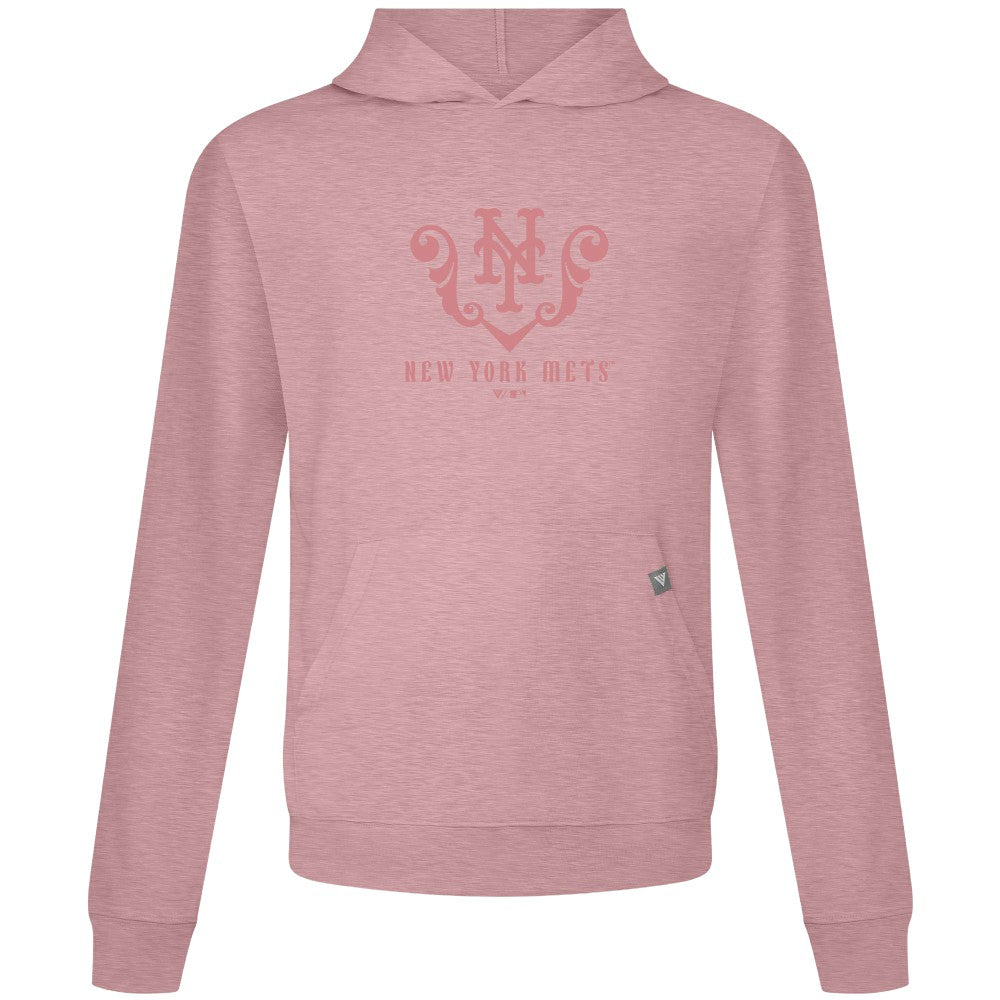 New York Mets Levelwear Bridal Rose Relay Pullover Hoodie Outlet