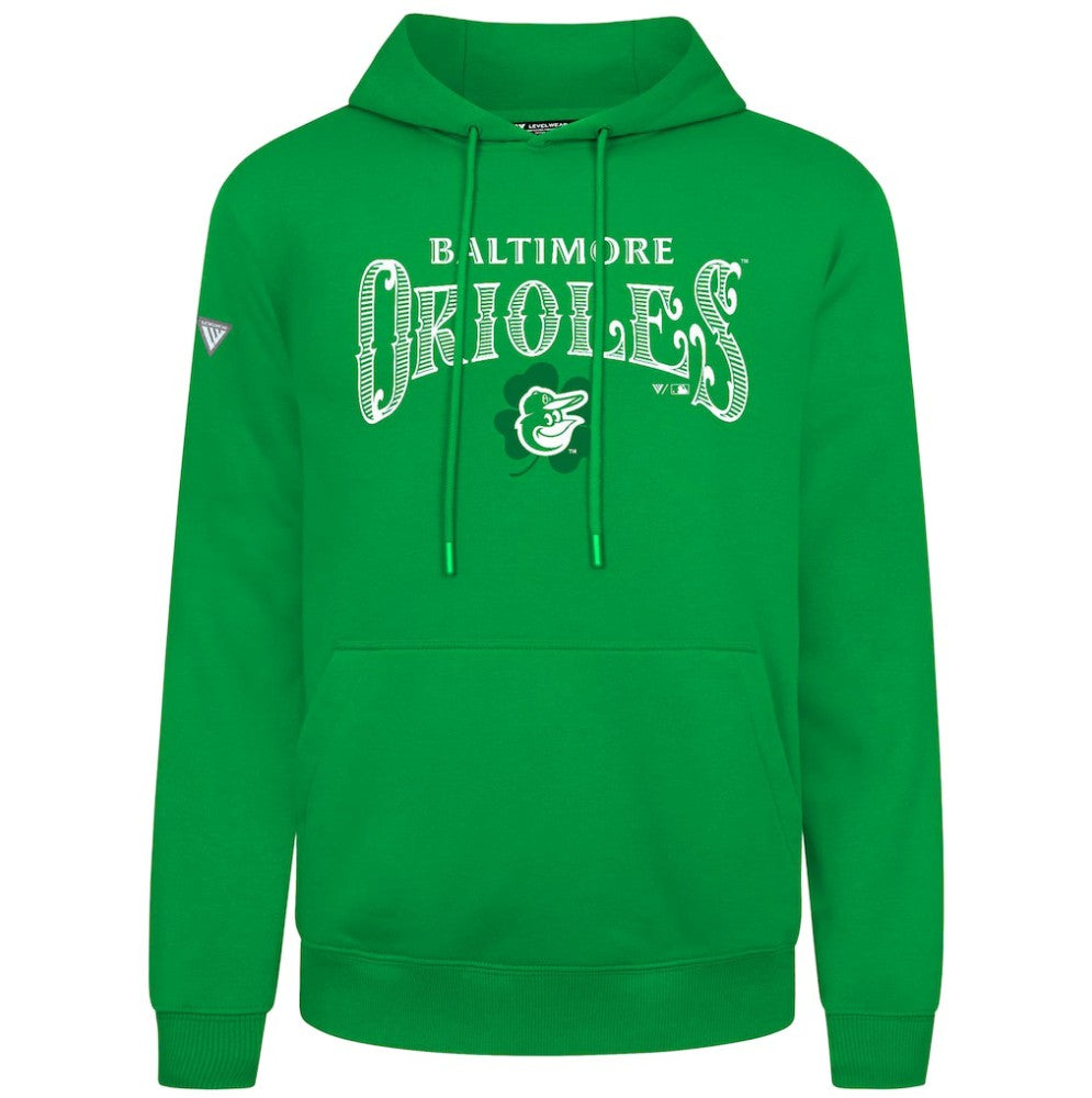 Baltimore Orioles Levelwear St. Patrick's Day Podium Hoodie for sale