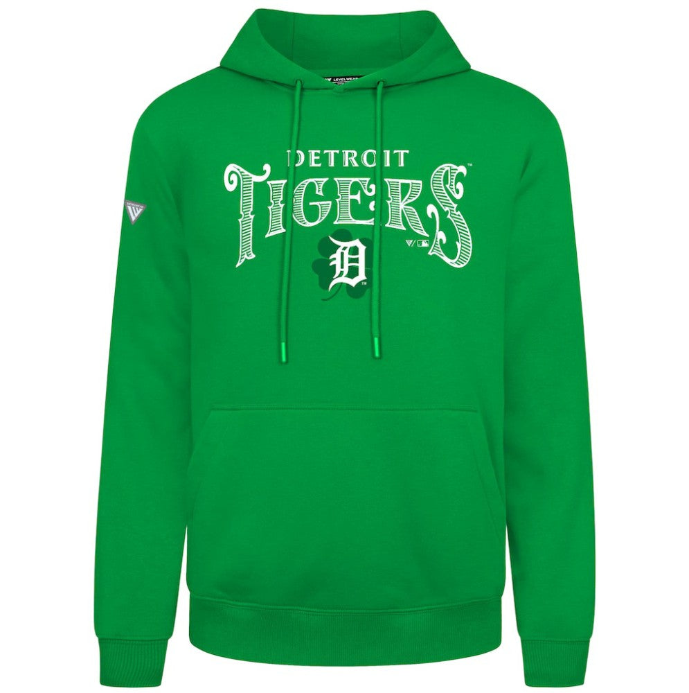 Detroit Tigers Levelwear St. Patrick's Day Podium Hoodie Outlet