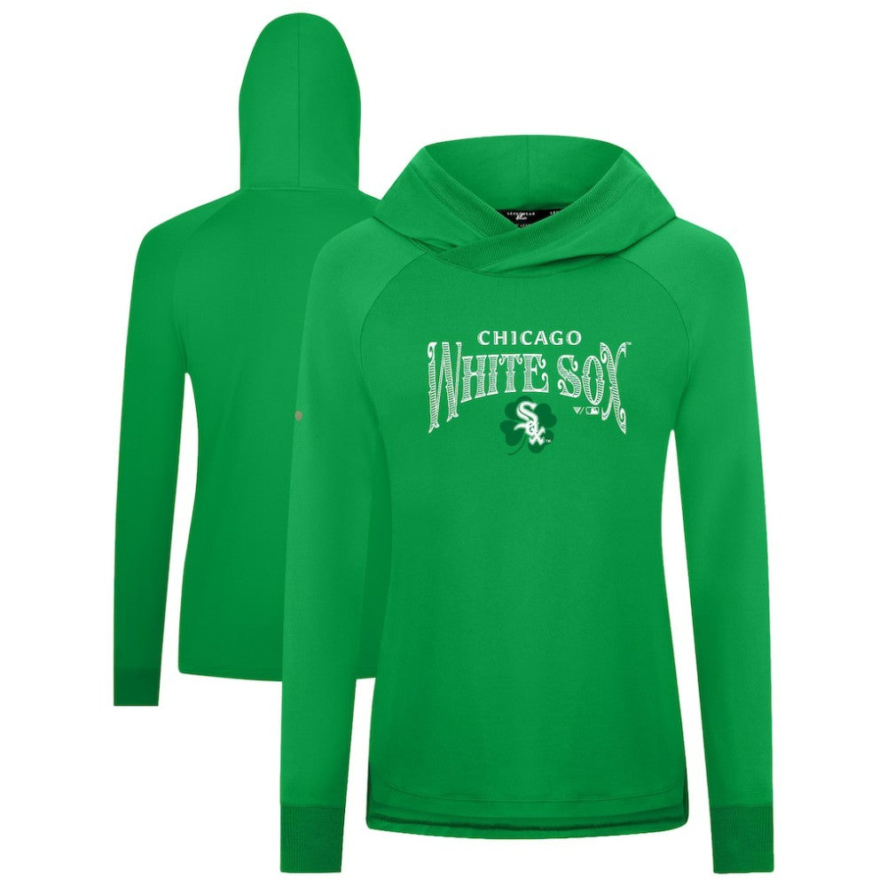 Chicago White Sox Levelwear Women's St. Patrick's Day Slender Raglan Hoodie Discount