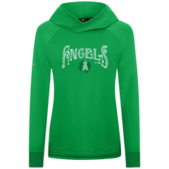Los Angeles Angels Levelwear Women's St. Patrick's Day Slender Raglan Hoodie for sale