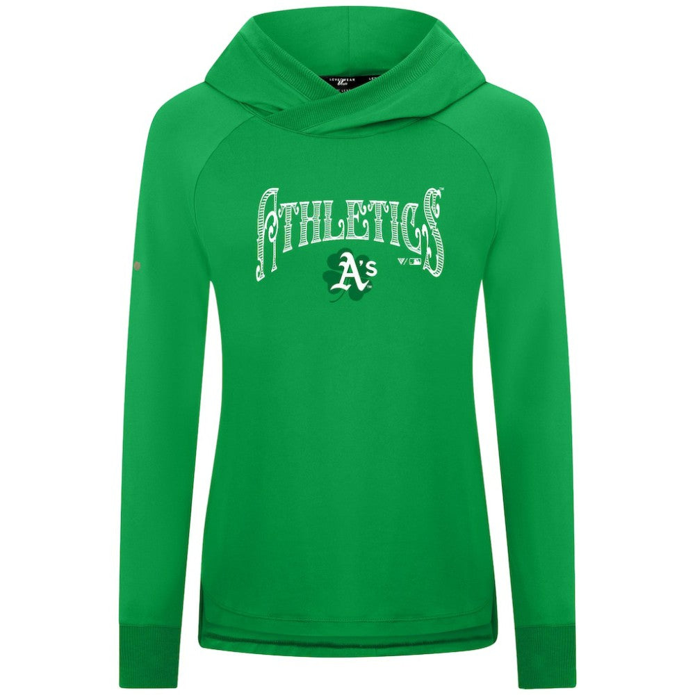 Athletics Levelwear Women's St. Patrick's Day Slender Raglan Hoodie Discount