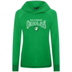 Baltimore Orioles Levelwear Women's St. Patrick's Day Slender Raglan Hoodie for sale