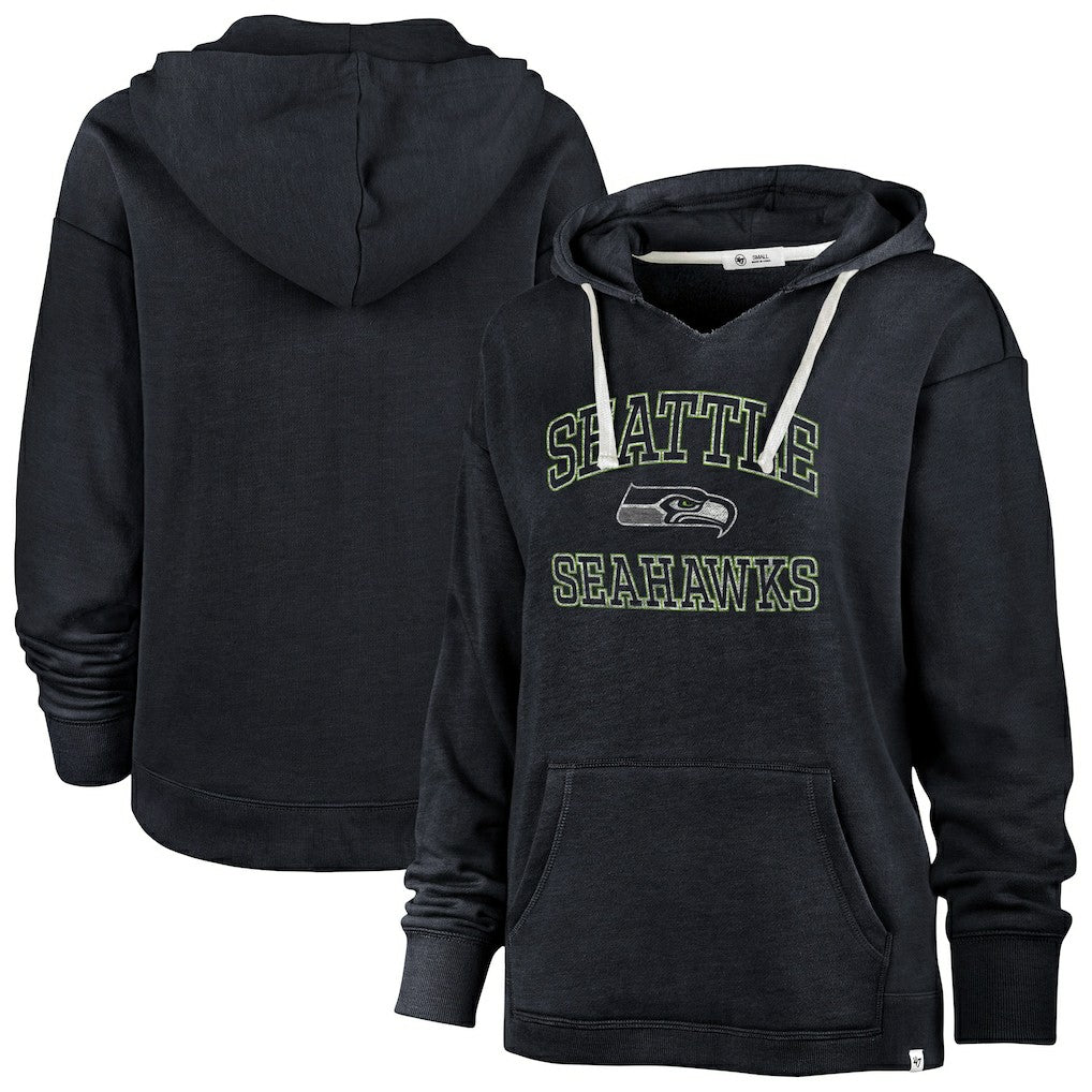 Seattle Seahawks '47 Women's Clarity Naomi Hoodie - Navy - 47 brand