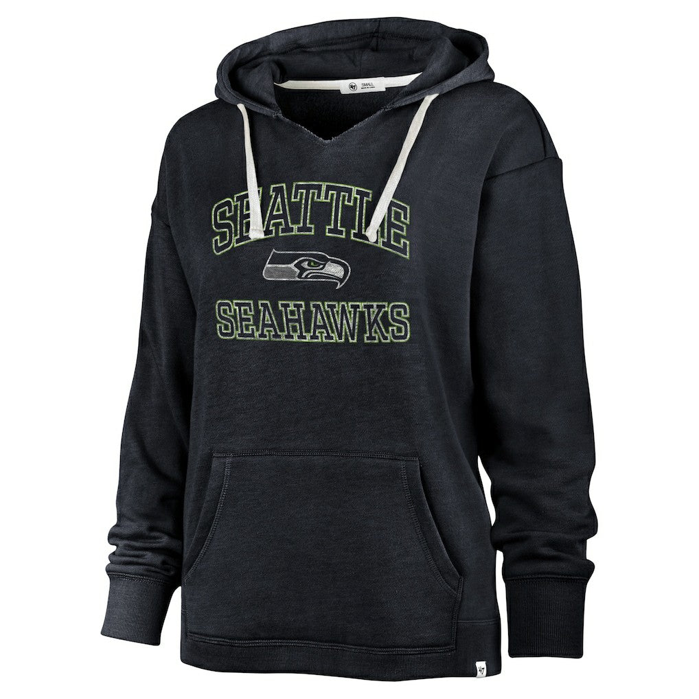 Seattle Seahawks '47 Women's Clarity Naomi Hoodie - Navy - 47 brand