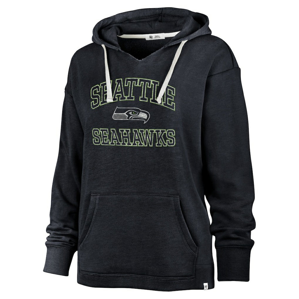 Seattle Seahawks '47 Women's Clarity Naomi Hoodie - Navy - 47 brand