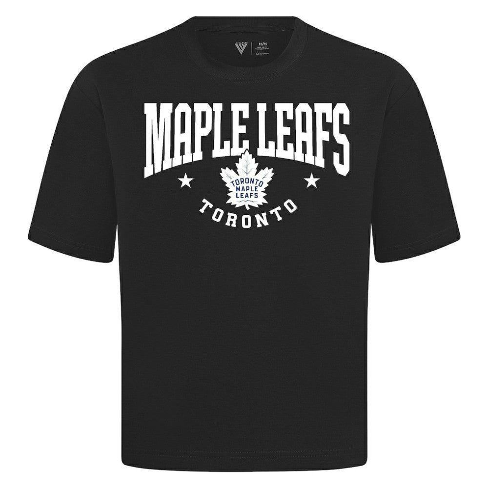 Toronto Maple Leafs Levelwear Luxe Signature Knit T-Shirt - Black | NHL Clearance
