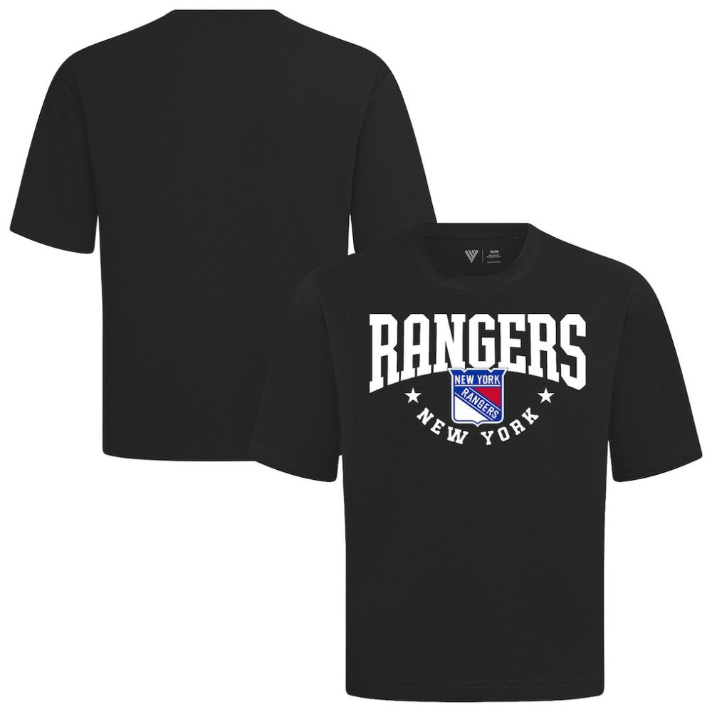 New York Rangers Levelwear Luxe Signature Knit T-Shirt - Black | NHL online