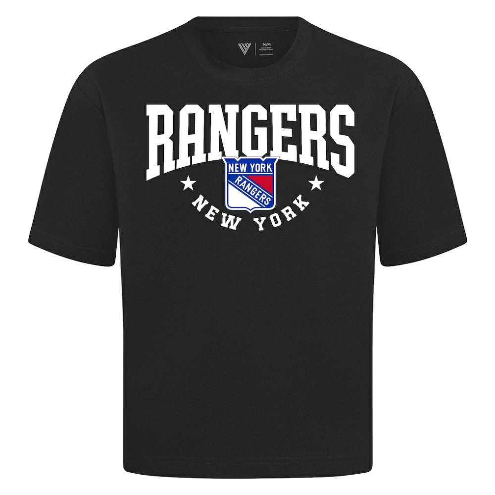 New York Rangers Levelwear Luxe Signature Knit T-Shirt - Black | NHL online