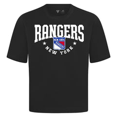 New York Rangers Levelwear Luxe Signature Knit T-Shirt - Black | NHL online