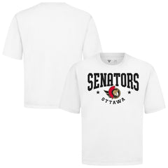 Ottawa Senators Levelwear Luxe Signature Knit T-Shirt - White | NHL discount