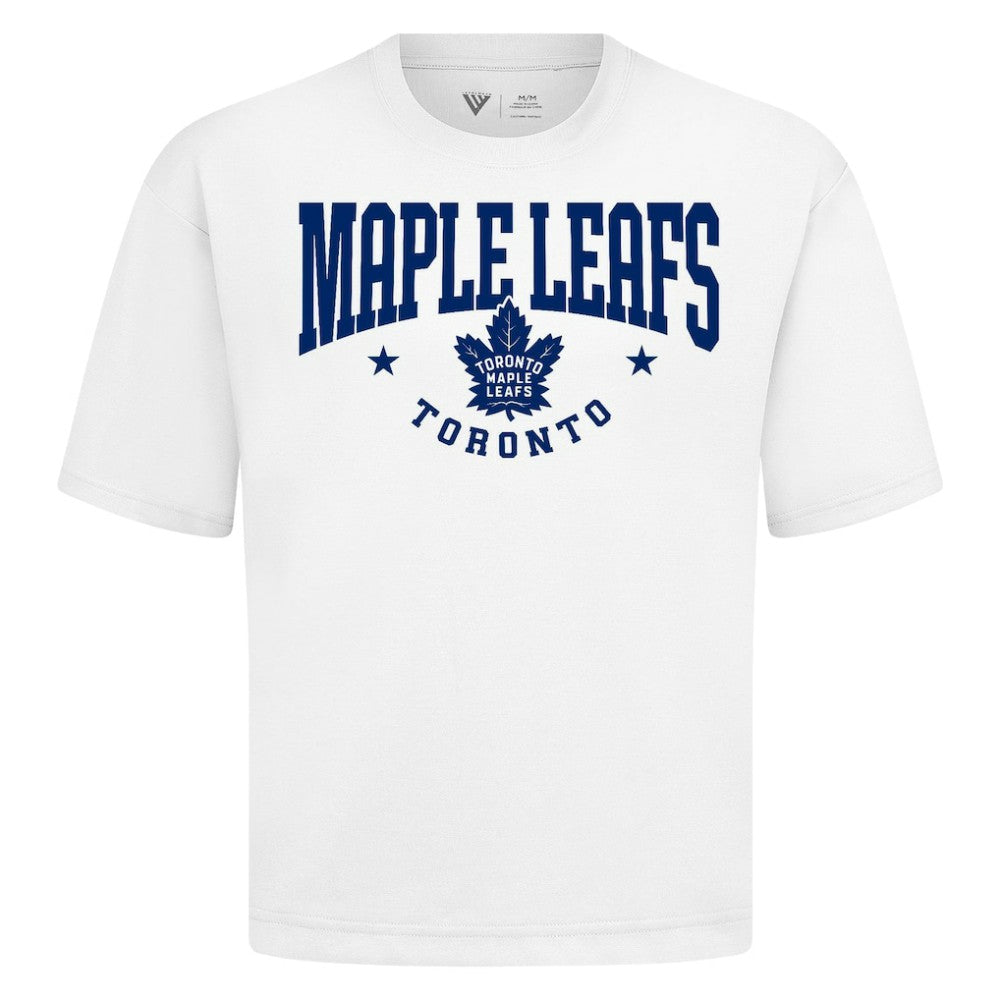 Toronto Maple Leafs Levelwear Luxe Signature Knit T-Shirt - White | NHL discount