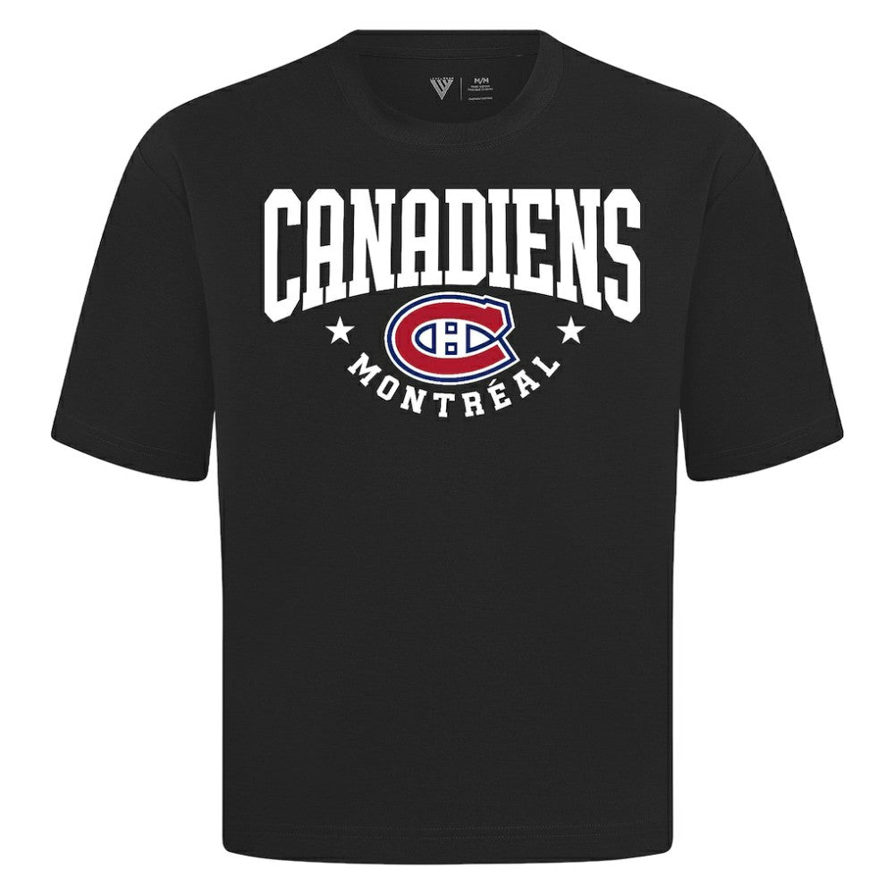 Montreal Canadiens Levelwear Luxe Signature Knit T-Shirt - Black | NHL online