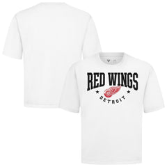 Detroit Red Wings Levelwear Luxe Signature Knit T-Shirt - White | NHL sale