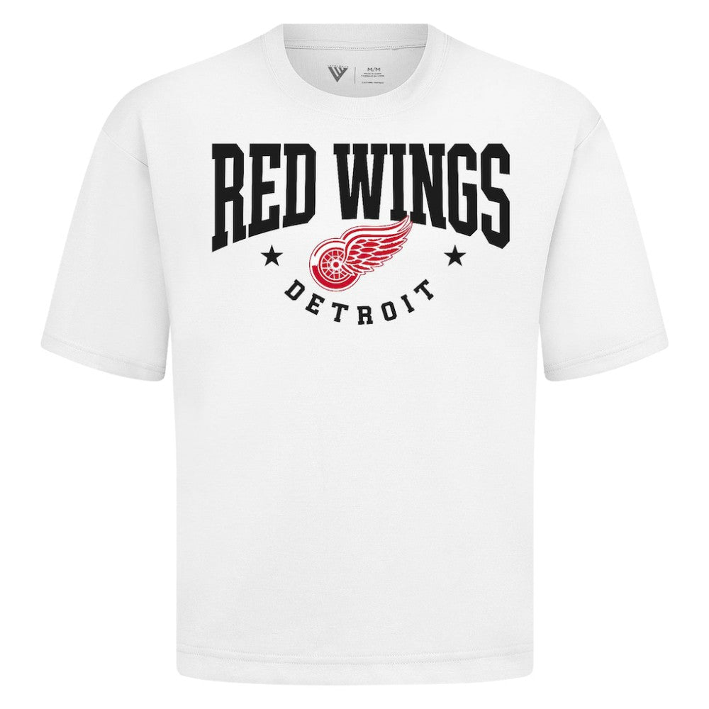 Detroit Red Wings Levelwear Luxe Signature Knit T-Shirt - White | NHL sale