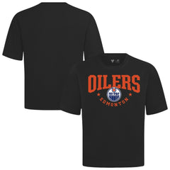 Edmonton Oilers Levelwear Luxe Signature Knit T-Shirt - Black | NHL Lifestyle
