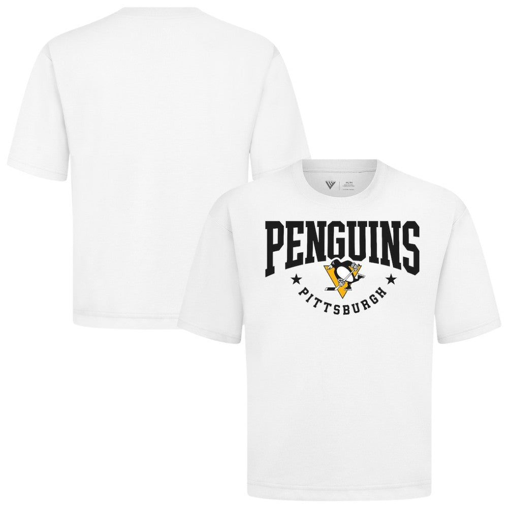 Pittsburgh Penguins Levelwear Luxe Signature Knit T-Shirt - White | NHL online