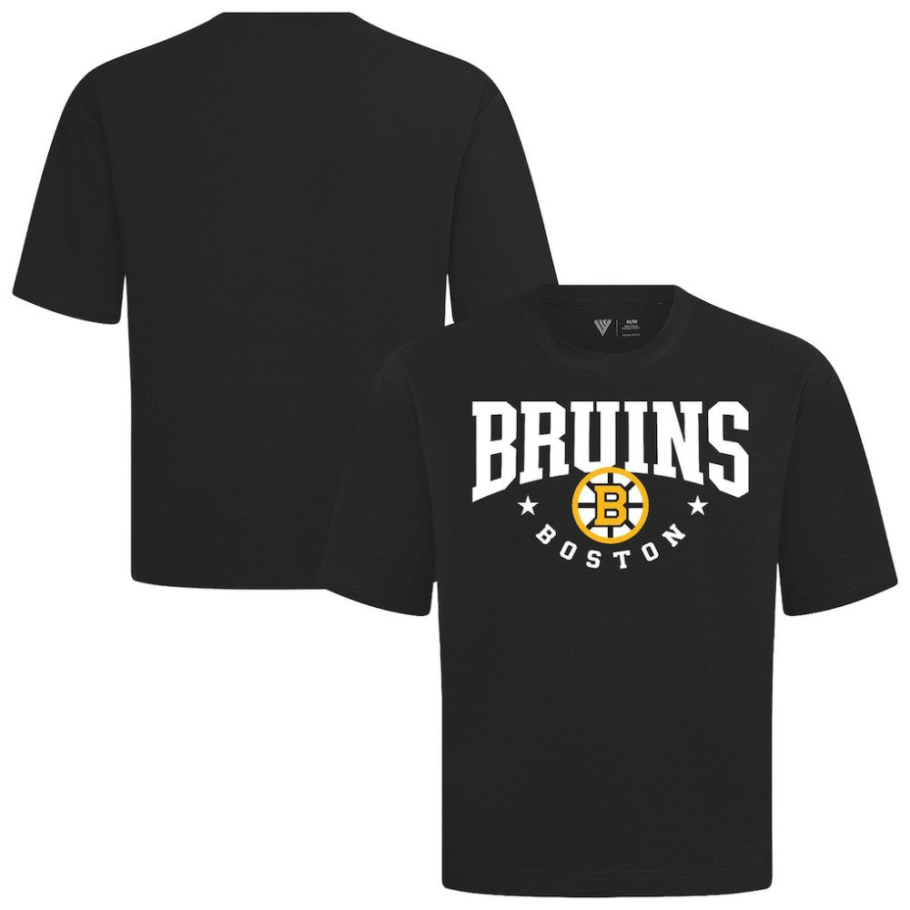 Boston Bruins Levelwear Luxe Signature Knit T-Shirt - Black | NHL on sale