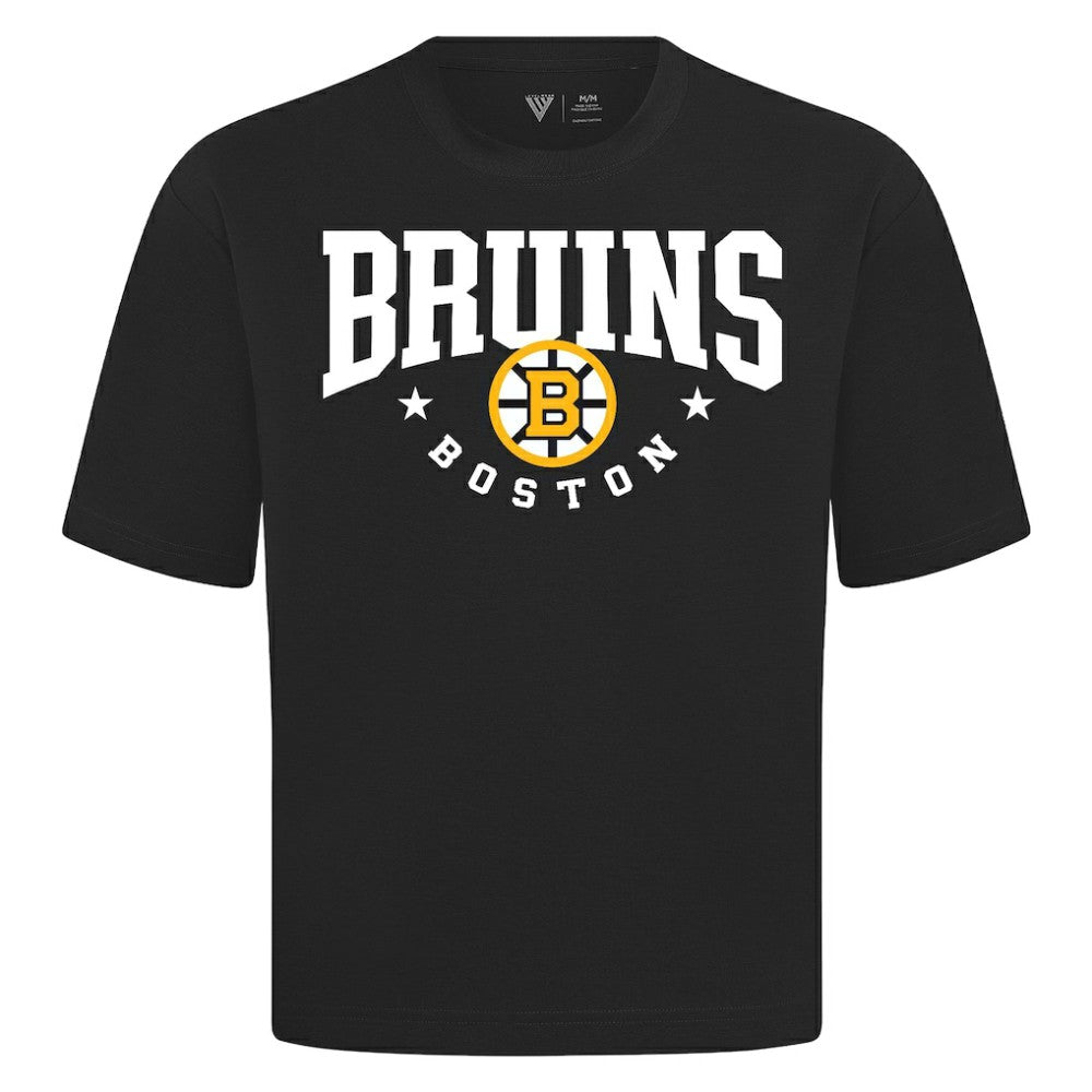 Boston Bruins Levelwear Luxe Signature Knit T-Shirt - Black | NHL on sale