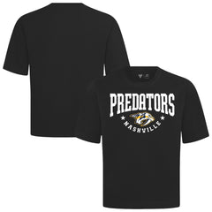 Nashville Predators Levelwear Luxe Signature Knit T-Shirt - Black | NHL Clearance