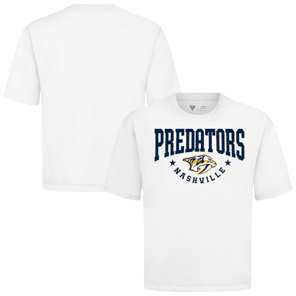 Nashville Predators Levelwear Luxe Signature Knit T-Shirt - White | NHL discount