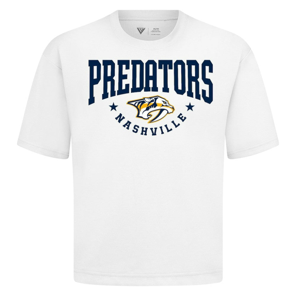Nashville Predators Levelwear Luxe Signature Knit T-Shirt - White | NHL discount