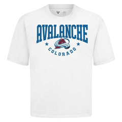 Colorado Avalanche Levelwear Luxe Signature Knit T-Shirt - White | NHL on sale