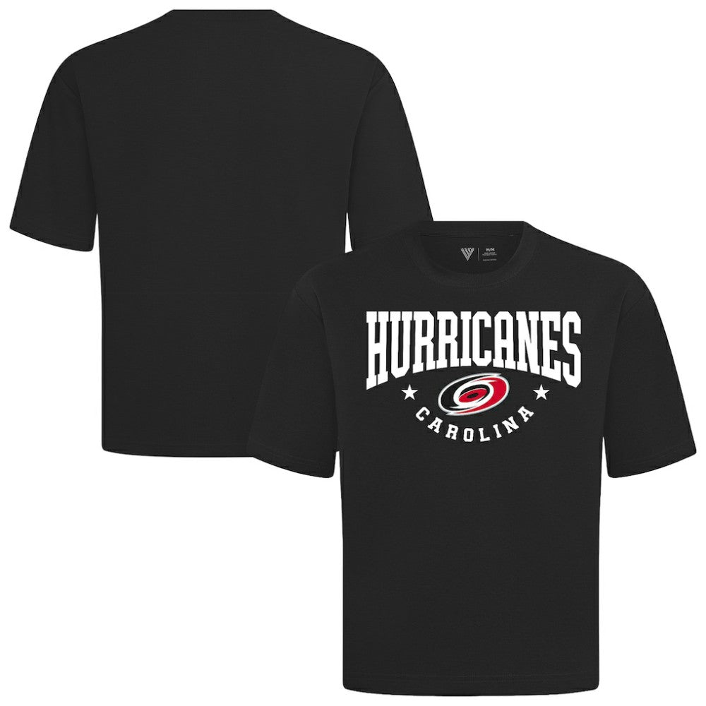 Carolina Hurricanes Levelwear Luxe Signature Knit T-Shirt - Black | NHL online