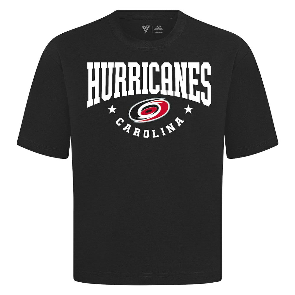 Carolina Hurricanes Levelwear Luxe Signature Knit T-Shirt - Black | NHL online