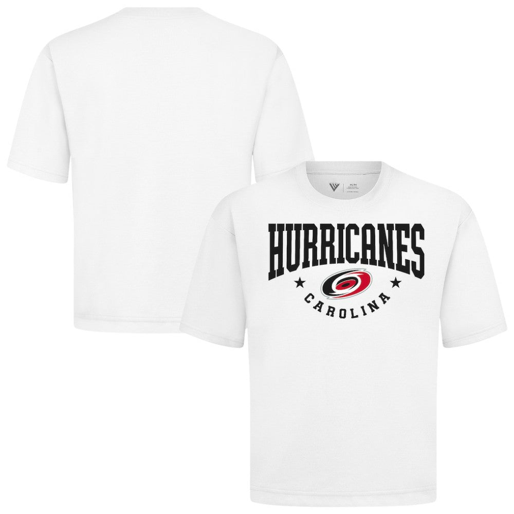 Carolina Hurricanes Levelwear Luxe Signature Knit T-Shirt - White | NHL online
