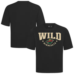 Minnesota Wild Levelwear Luxe Signature Knit T-Shirt - Black | NHL Lifestyle
