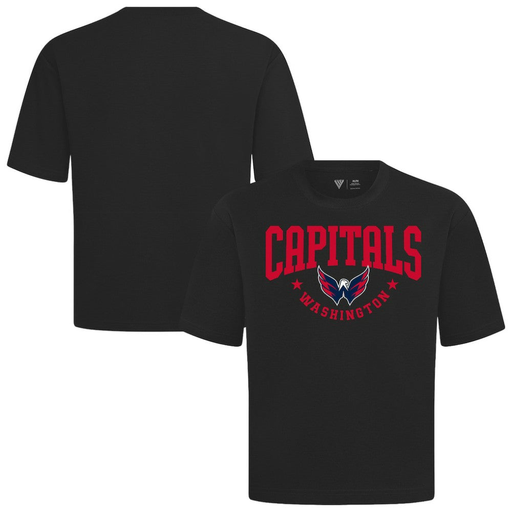 Washington Capitals Levelwear Luxe Signature Knit T-Shirt - Black | NHL online