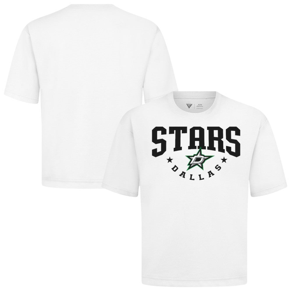 Dallas Stars Levelwear Luxe Signature Knit T-Shirt - White | NHL discount