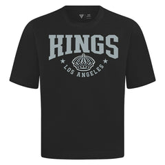 Los Angeles Kings Levelwear Luxe Signature Knit T-Shirt - Black | NHL Lifestyle