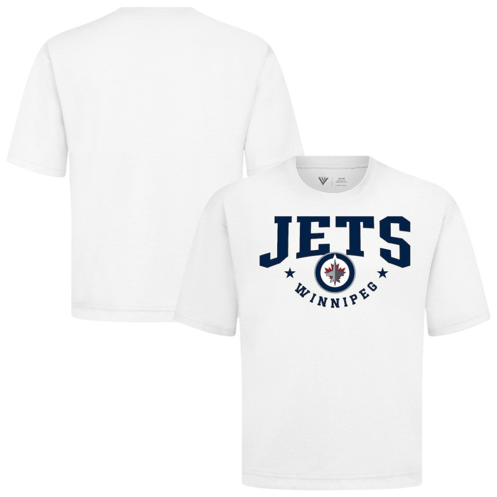Winnipeg Jets Levelwear Luxe Signature Knit T-Shirt - White | NHL on sale