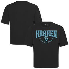 Seattle Kraken Levelwear Luxe Signature Knit T-Shirt - Black | NHL discount