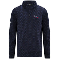 Washington Capitals Levelwear Chameleon Quarter-Zip Sweatshirt - Navy | NHL Clearance