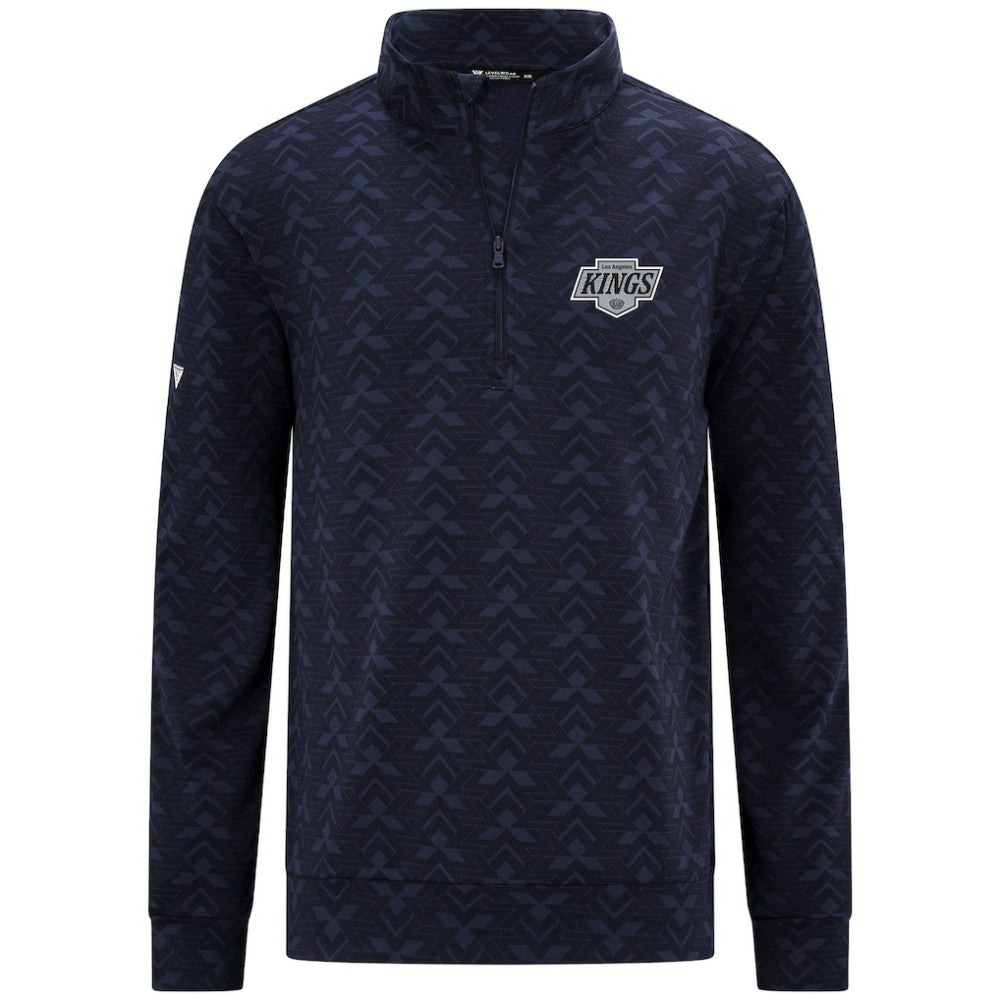 Los Angeles Kings Levelwear Chameleon Quarter-Zip Sweatshirt - Navy | NHL online