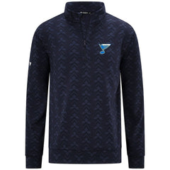 St. Louis Blues Levelwear Chameleon Quarter-Zip Sweatshirt - Navy | NHL on sale