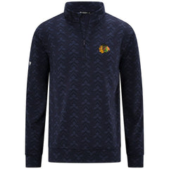 Chicago Blackhawks Levelwear Chameleon Quarter-Zip Sweatshirt - Navy | NHL on sale