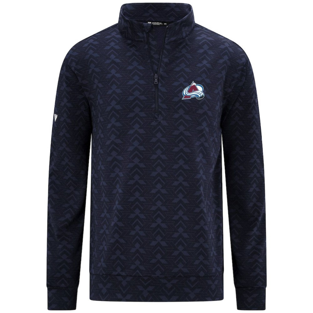 Colorado Avalanche Levelwear Chameleon Quarter-Zip Sweatshirt - Navy | NHL on sale