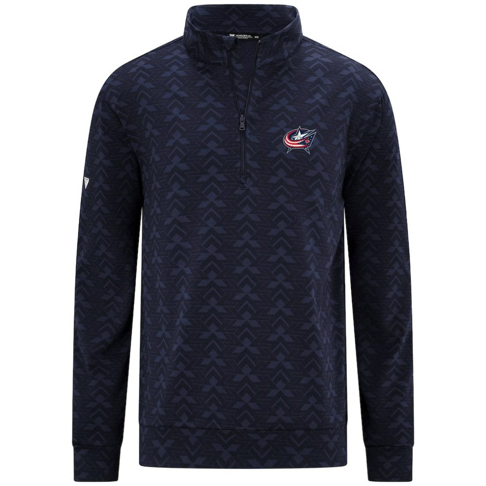 Columbus Blue Jackets Levelwear Chameleon Quarter-Zip Sweatshirt - Navy | NHL near me